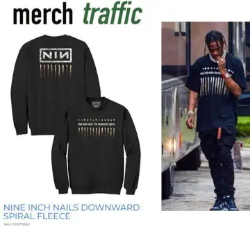 나인 인치 네일스 양면 프린트 트레이닝복 XL