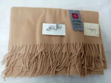 새상품 캐시미어 머플러 베이지 & 액세서리 브로치