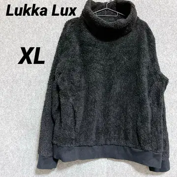 해외 구제 의류 [ Lukka Lux ] 하이넥 보아 아우터 XL 블랙