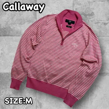 캘러웨이 니트 보더 핑크 M 사이즈 XSERIES
