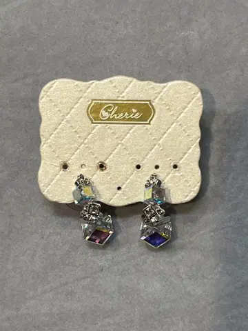 미사용 스와로브스키 귀걸이