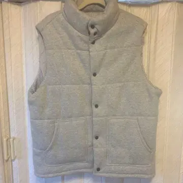 그레이 다운 베스트 안감 보더 3XL