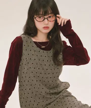 [ loin nuit ] 오버롤 스커트