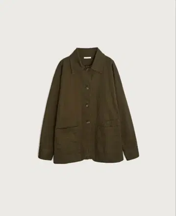 enof cotton work jacket 02 Olive