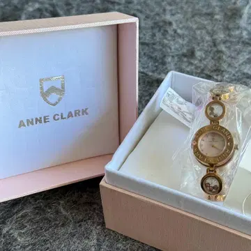 새상품 앙크 시계 무빙 스톤 브레이슬릿 워치 핑크 골드