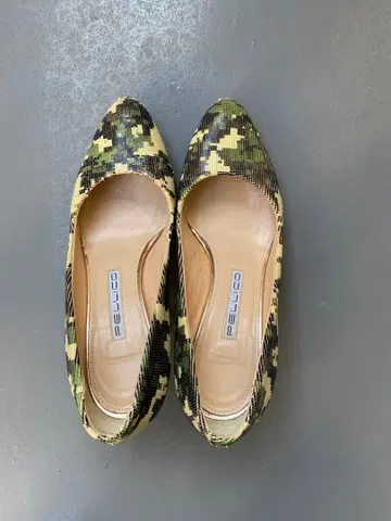 PELLICO 카모플라쥬 하이힐 35.5