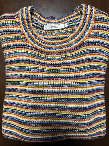 MOUSSY 크루넥 스웨터 F