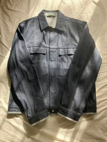 Nulabel / portvel 다크 네이비 데님 자켓 리플렉터