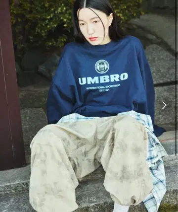 umbro x FREAK'S STORE 로고 맨투맨