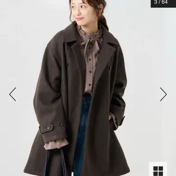 프릭스스토어 멜톤라이크 코트