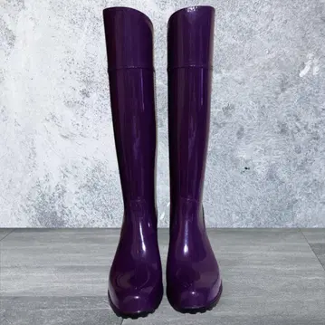 23cm 여성용 퍼플 레인부츠