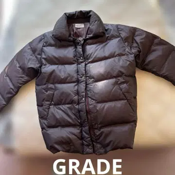 새상품급 도쿄 스타일 GRADE 다크 퍼플 다운 자켓