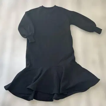 벌스데이 바쉬 속기모 맨투맨 머메이드 원피스 롱 와이드