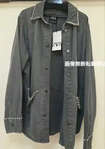 ZARA 자라 데님 데님 자켓 겉옷 데님 자켓 여성용 그레이