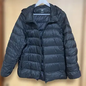 UNIQLO 블랙 XXL 울트라 라이트 다운