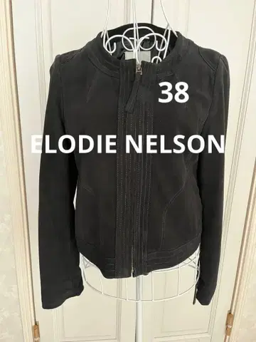 미사용 ELODIE NELSON 양가죽 자켓 블랙 38