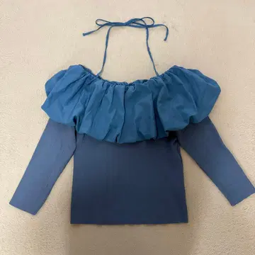 JILL by JILLSTUART 홀터넥 프릴 티셔츠