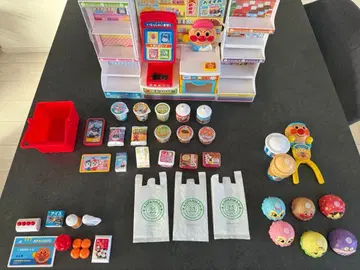 호빵맨 편의점 셀프 계산대 완구 세트 판매