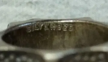 실버 925 팔각형 반지