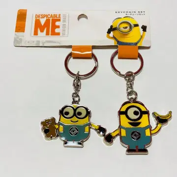 새상품 USJ 미니언 키체인 세트