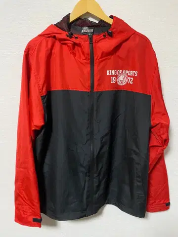 KING OF SPORTS 나일론 자켓 빨간색/블랙
