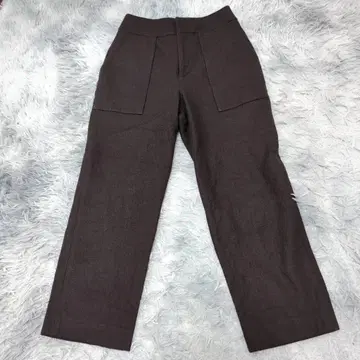 IENA 이에나 와이드 팬츠 다크 브라운 베이커 팬츠 울 소재 가을/겨울