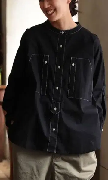 soulberry 서울베리 블랙 긴팔 셔츠 L