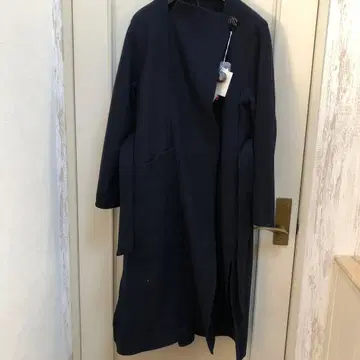 SLY 네이비 롱 코트