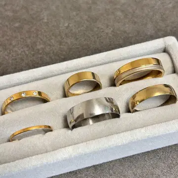 생전 정리 반지 링 골드 반짝반짝 액세서리 모음