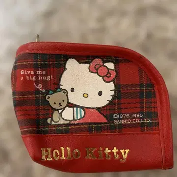 헬로키티 지갑 코인 케이스 레트로