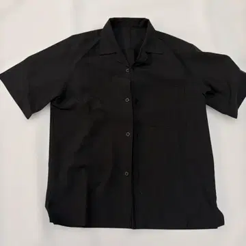 GU 셋업 블랙 반팔 셔츠 팬츠 S 블랙