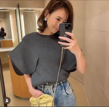 [새상품급] Heve 그레이 페달 니트