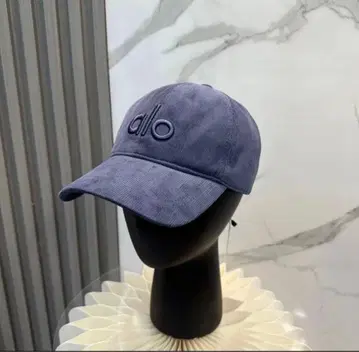 alo 코듀로이 캡 네이비