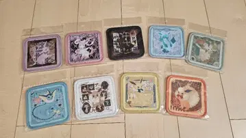 Eevee Collection 이브이 컬렉션 코스터 전 9종 세트