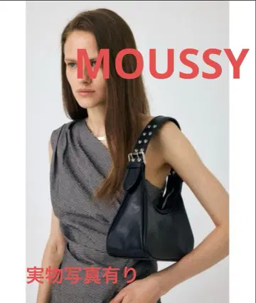 MOUSSY 핸드백 백 블랙