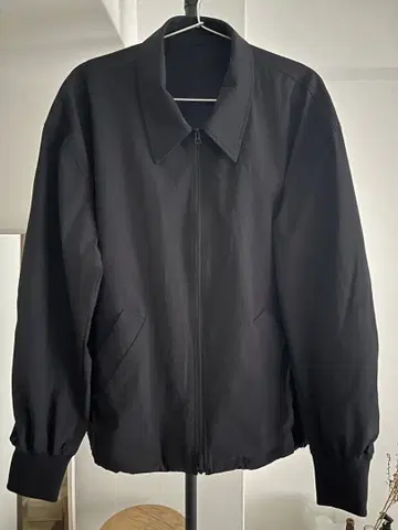 편의점 의류 집업 자켓 검정 L