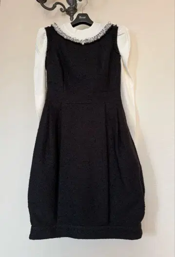 컨디션 최상! Rene 르네 TISSUE 트위드 원피스 34