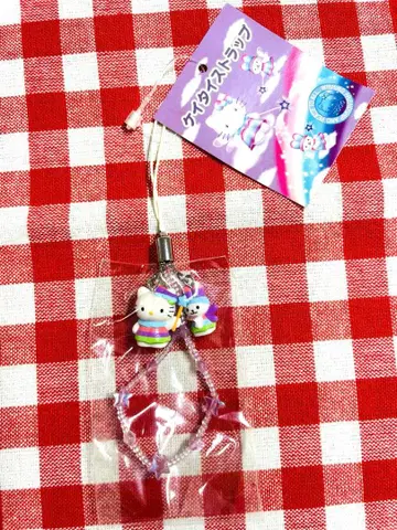 초레어 2000년 페어리 키티 핸드폰 스트랩 헤이세이 레트로