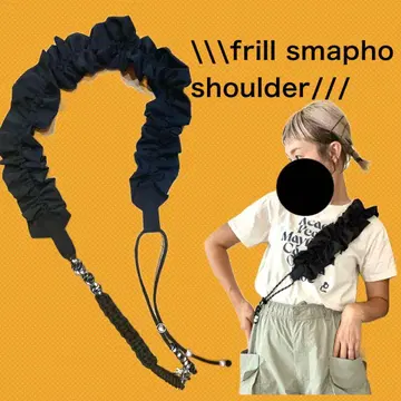 스마트폰 숄더 파라코드 레이스 프릴 스마트폰 스트랩 핸드 스트랩