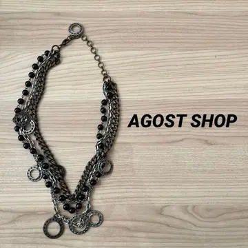 AGOST SHOP 4연 목걸이 앤티크 빈티지