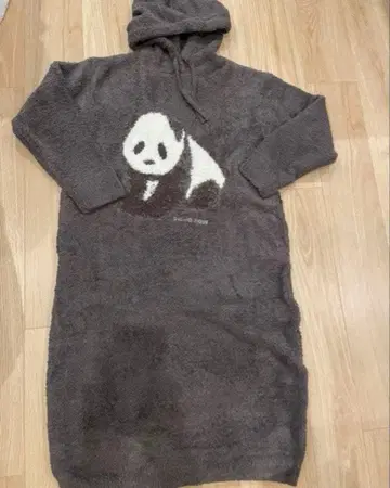 젤라또피케 후드 부착 자카드 팬더 원피스