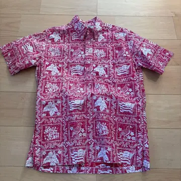 레인 스푸너 하와이안 프린트 반팔 셔츠