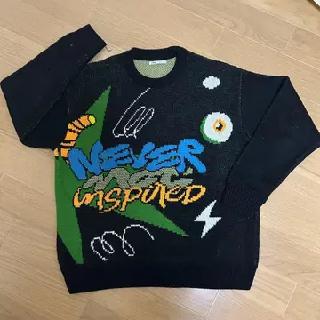 ZARA 그래픽 니트 스웨터