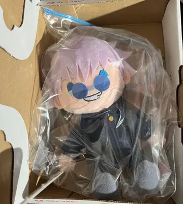 주술회전 5주년 봉제 인형 고죠 사토루 라운드 원