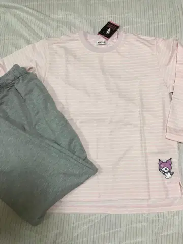 쿠로미 룸웨어 파자마 셋업 스트라이프 LL 사이즈