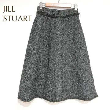 질스튜어트 [ S ] 미디 스커트 플레어 심플 캐주얼 페미닌