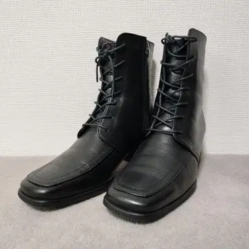 미사용 새상품 레이스업 숏부츠 블랙 필아필