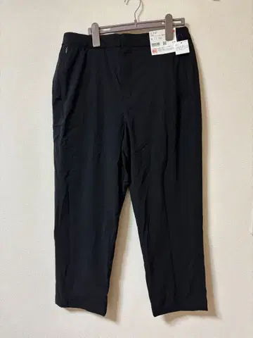 새상품 2024년 블랙 히트텍 이지 팬츠 기장 짧음 XL