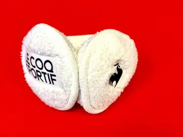 미사용 새상품 LE COQ SPORTIF 화이트 르꼬끄 귀도리 이어머프