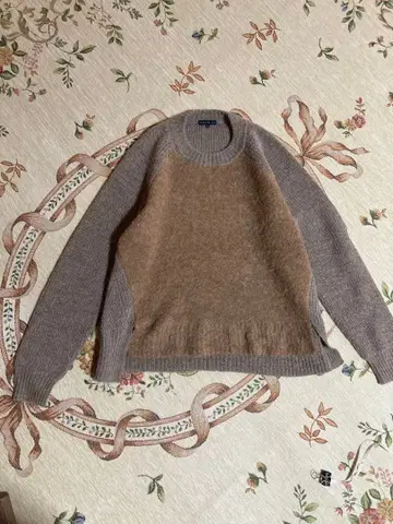 ATELIER SIX 베이지 브라운 스웨터 40